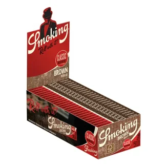 Smoking Blättchen Brown Regular 50 x 60 Blatt Box