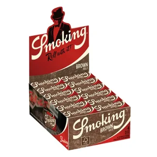 Smoking Blättchen Brown Rolls 24 x 4 m Box