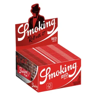 Smoking Blättchen Red King Size XL 50 x 33 Blatt Box