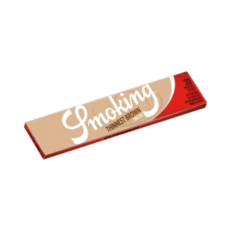Smoking Blättchen Thinnest Brown King Size 33 Blatt