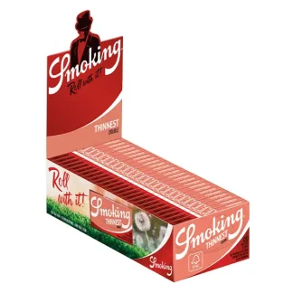 Smoking Blättchen Thinnest Double Regular 25 x 120 Blatt Box