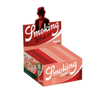 Smoking Blättchen Thinnest King Size 50 x 33 Blatt Box