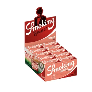 Smoking Blättchen Thinnest Rolls 20 x 4 m Box