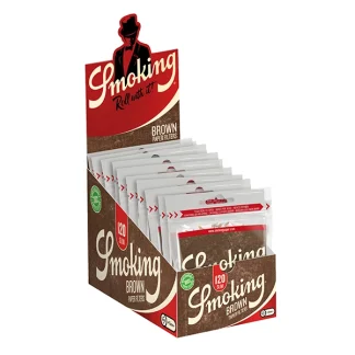 Smoking Brown Slim Filter Ungebleicht 15 x 6 mm 10er Box