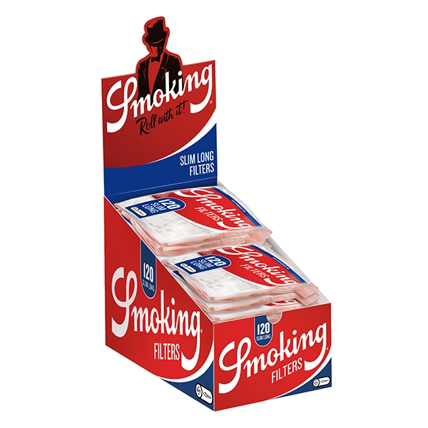 Smoking Classic Slim Long Filter 22 x 6 mm 30er Box