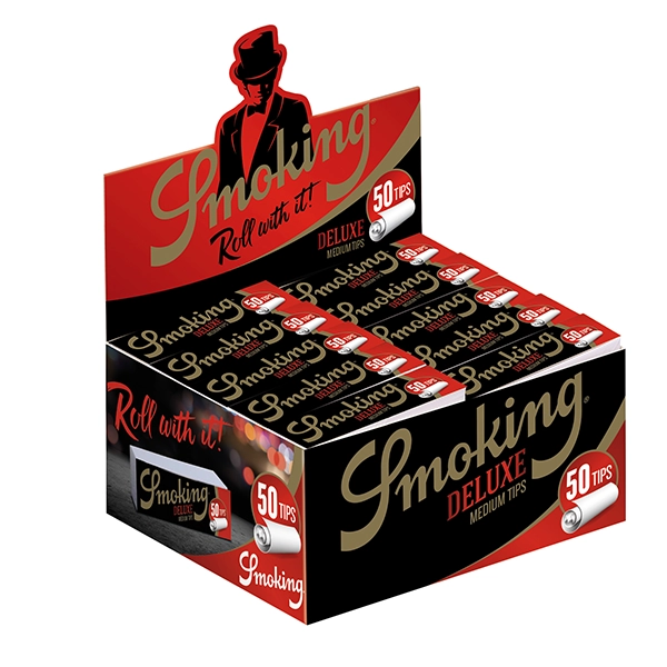 Smoking Deluxe Medium Tips 50 x 20 mm 50er Box