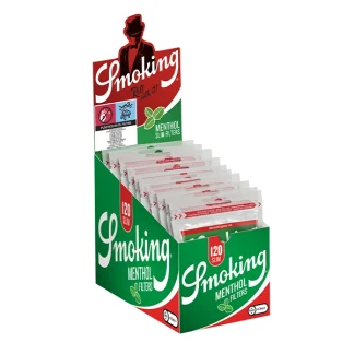 Smoking Menthol Slim Filter 15 x 6 mm 10er Box