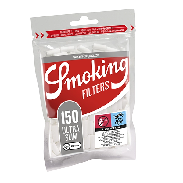Smoking Ultra Slim Filter 15 x 5,3 mm Beutel
