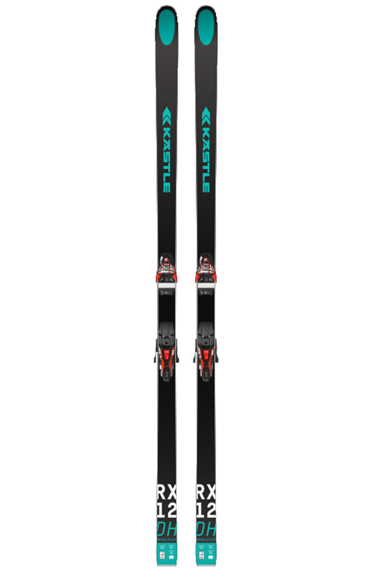 KASTLE SKI DH RX12 215-218 cmFACTORY FIS WC+Plate WC PC Interface 10 mm