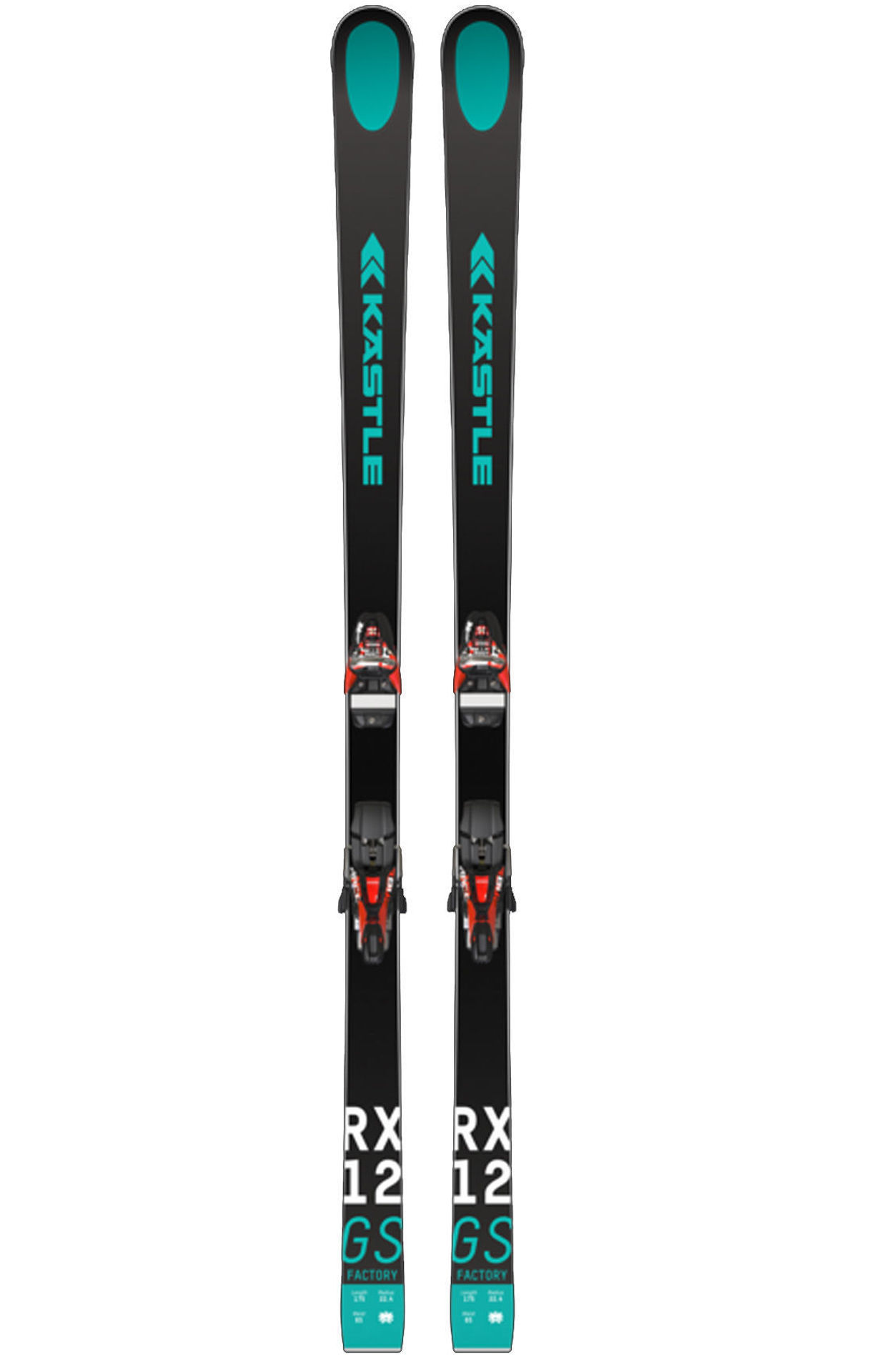 KASTLE SKI (HARD)GS 175-180-185 RX12 FACTORY FIS +PLATE 10MM