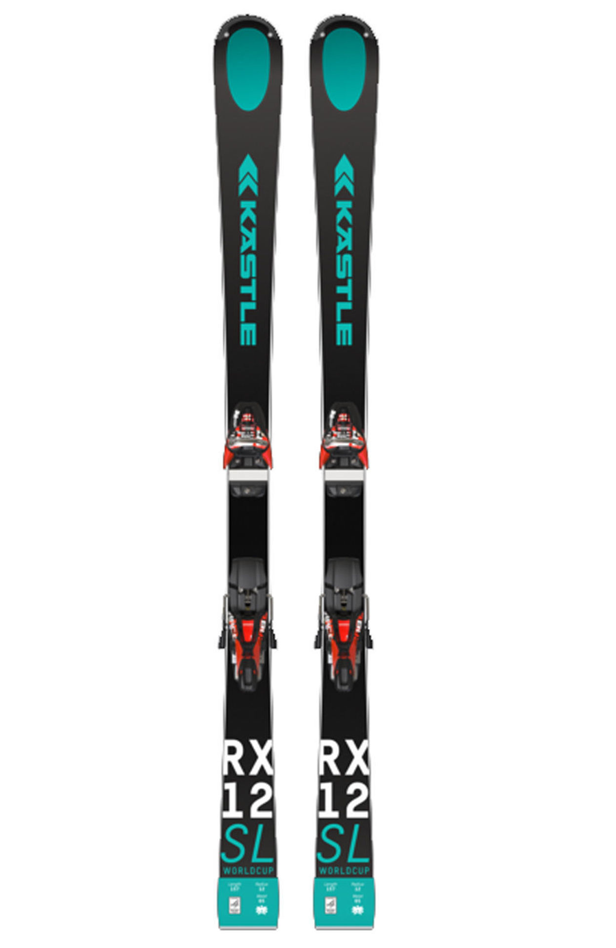 KASTLE SKI (HARD) SL 157 CM RX12 FACTORY FIS +PLATE 10MM