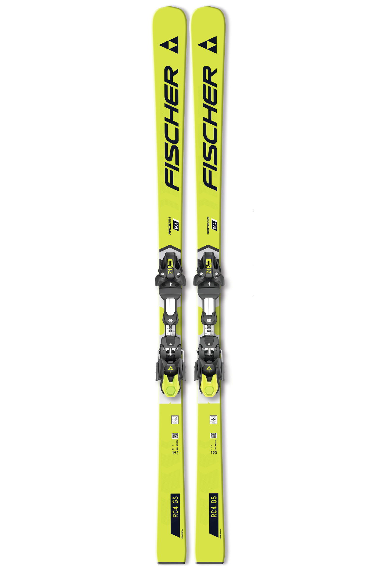 FISCHER SKI GS 188 CM MEDIUM AL/KU PLATE WOMEN RC4 WC