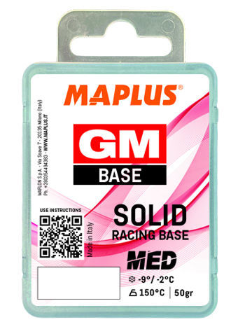 MAPLUS WAX GM -9°/-2°C BASE SOLID MED