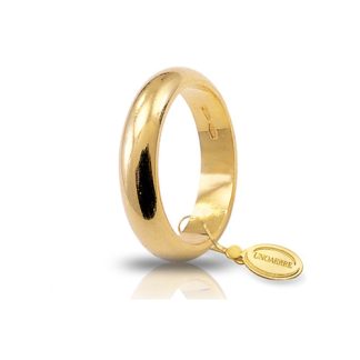 Fede Nuziale Classica da 10,00 Gr Unoaerre Oro Giallo