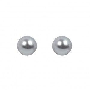 Rajola Gray Pearl Earrings