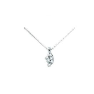 Miluna Fantasy White Gold Necklace