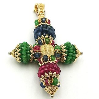Sun Day Cross Pendant