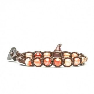 Tamashii Carnelian Prayer Wheel Bracelet