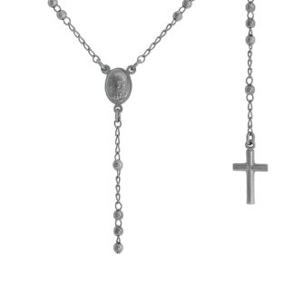 Burnished Amen Rosary Necklace