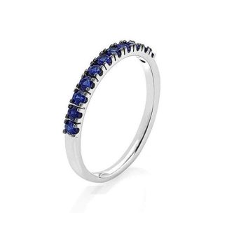 Blue Sapphire Eternity Ring