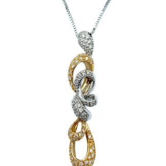 Miluna Rose Gold Pendant Necklace