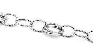 White Gold Rolo Bracelet