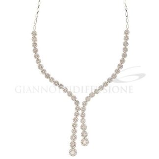 White Gold Choker Necklace