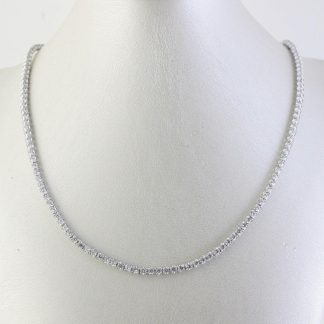 Silver Tennis Necklace