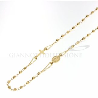 Yellow Gold Rosary Choker