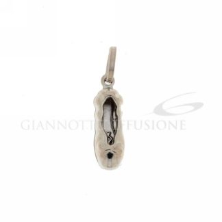 White Gold Shoe Pendant