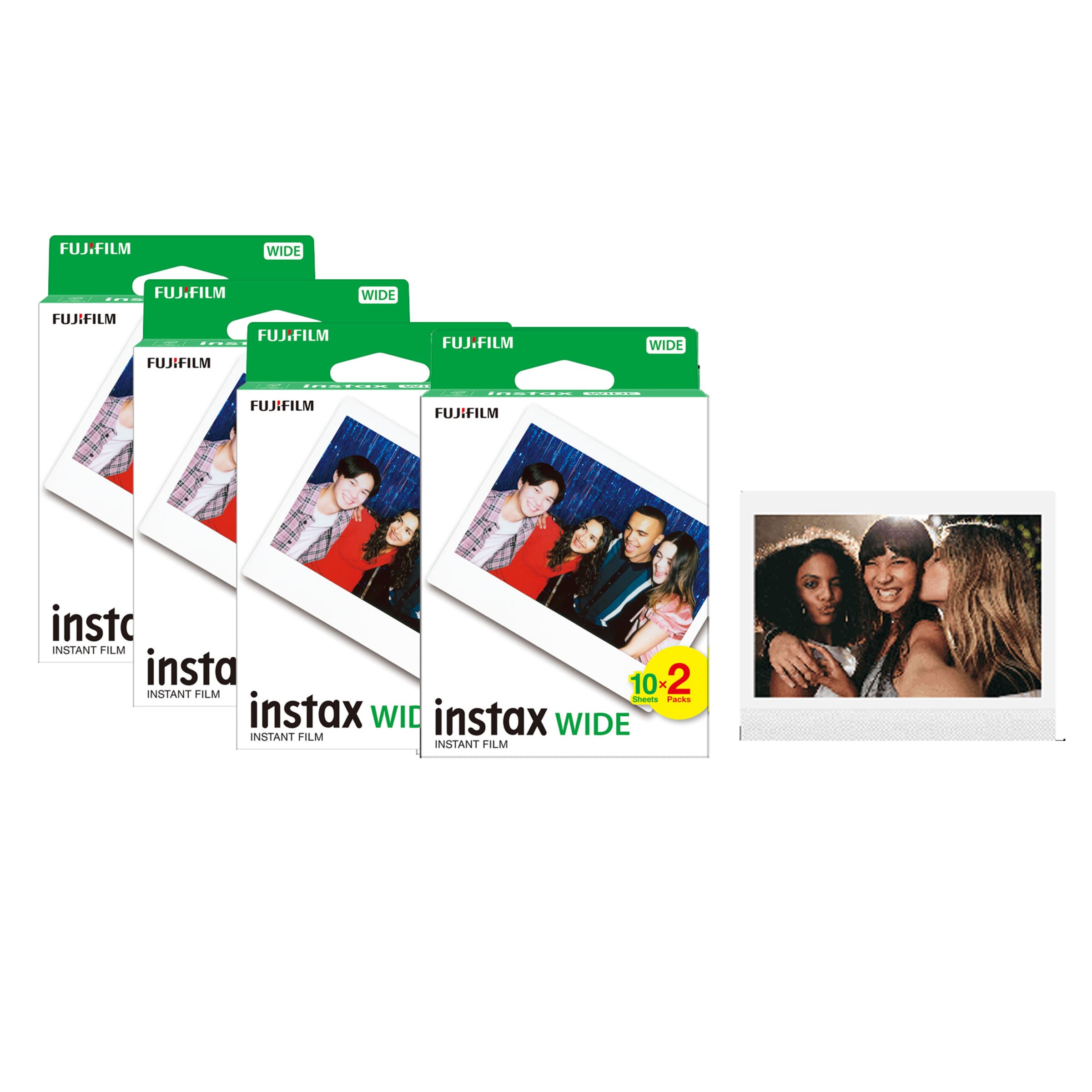 Fujifilm Instax Wide Film 4-pak 10×2 aanbieding