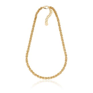 Collana Unoaerre in Argento Dorato  Catena Bizantina