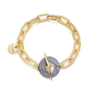 Bracciale Unoaerre Catena Madreperla nera