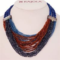 Rajola Musa Blue Agate Necklace