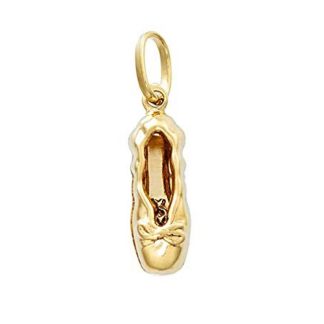 Yellow Gold Shoe Pendant