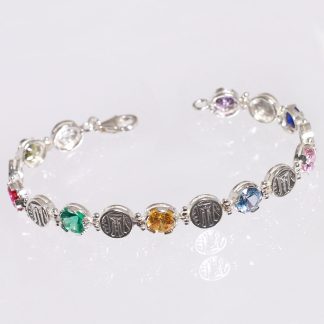 Bracciale Gold Art Tennis Multicolor