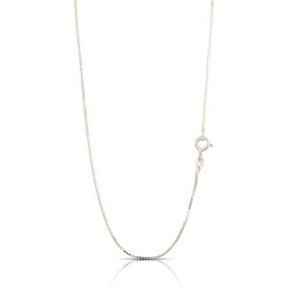 Collana Maglia Veneziana Oro Bianco 43 cm