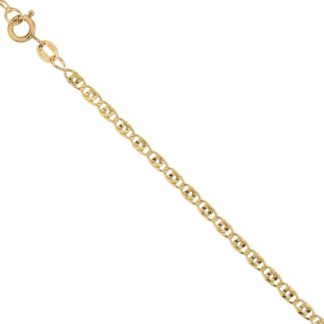 Bracciale Maglia Tigre Oro Giallo