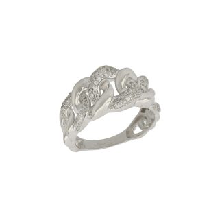 White Gold Grumetta Mesh Ring