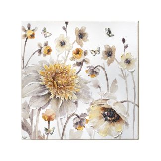 Square Acca Flowers Panel Framework