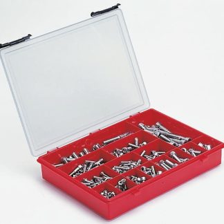 Kit viti e bulloni in Acciaio inox Liscio RS PRO, guida a Esagono incassato, 431 pezzi, filettatura M10, M12, M6, M8,