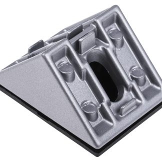 Staffa angolare RS PRO in Zinco pressofuso, per profili da 40 x 40 x 40 mm, scalanatura da 8mm