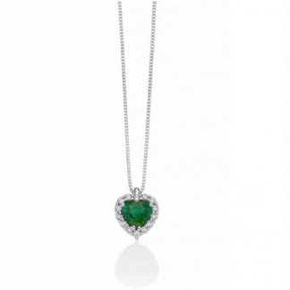 Necklace Miluna Heart Gem of Heaven