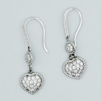 Rebecca Heart earrings