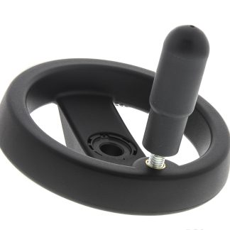 Volantino manuale Girevole Elesa Ø 124mm, in Tecnopolimero, foro da 12mm