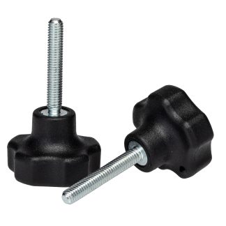 Manopola di serraggio Multi lobo RS PRO in Termoplastico, M5 x 30mm