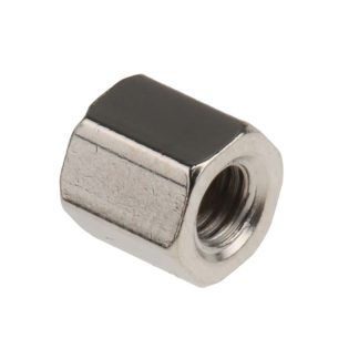 Distanziale filettato Esagonale Femmina/Femmina, in Ottone Nichelato, L. 5mm, M3 x M3