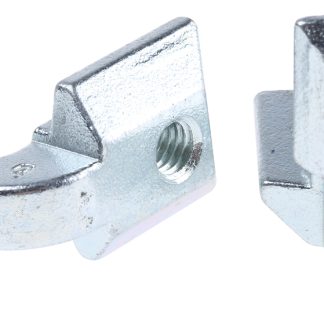 Staffa interna Bosch Rexroth in Acciaio galvanizzato, per profili da 20 mm, 30 mm, scalanatura da 6mm, M5