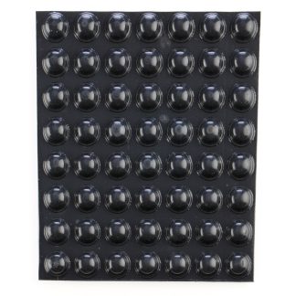 Piedini autoadesivi 3M in PUR, forma semisferica, Ø 11.2mm x 5.1mm