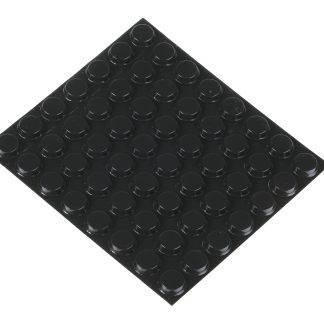 Piedini autoadesivi Adesivo 3M in Gomma, forma cilindrica, Ø 12.7mm x 3.5mm